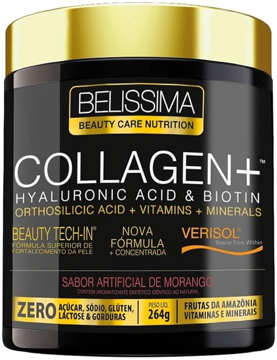 Collagen Plus Belissima - 264G Morango -