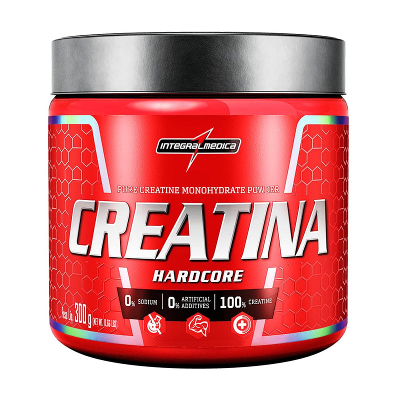 Creatina Hardcore 100% pura - 300g Integralmedica