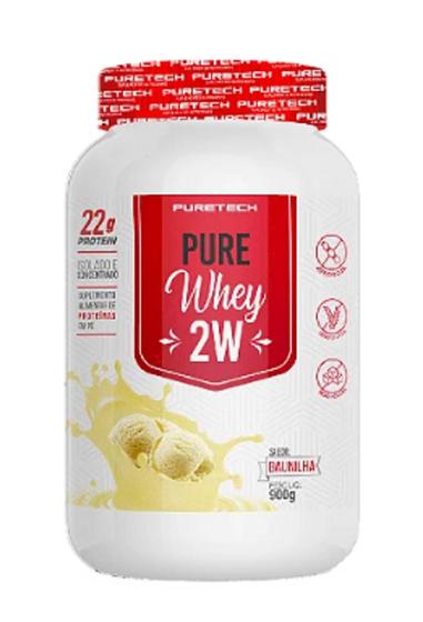 Whey Protein Puro 2W Baunilha  900G - Puretech