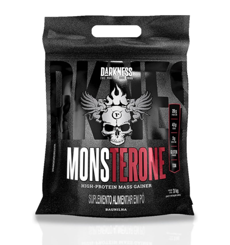Hipercalórico Monsterone Baunilha 3kg Darkness