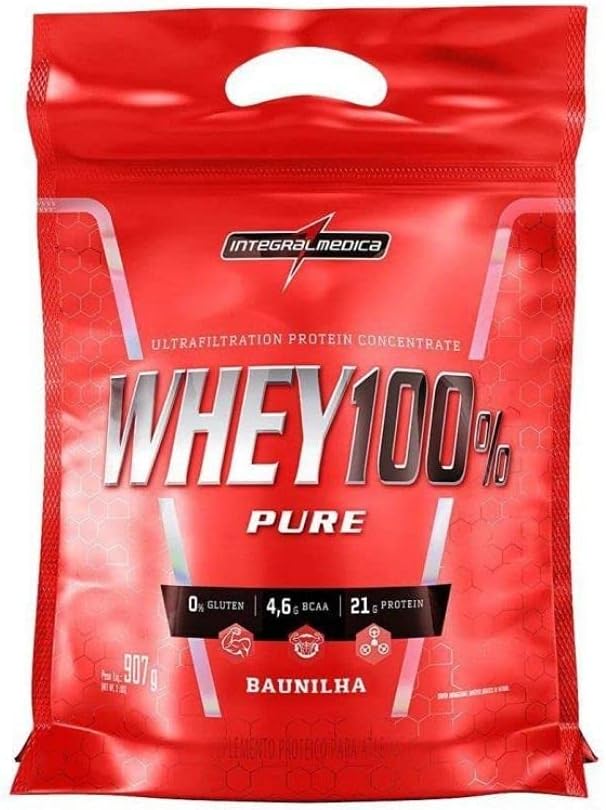 Whey 100% Pure Integralmédica Baunilha 900g