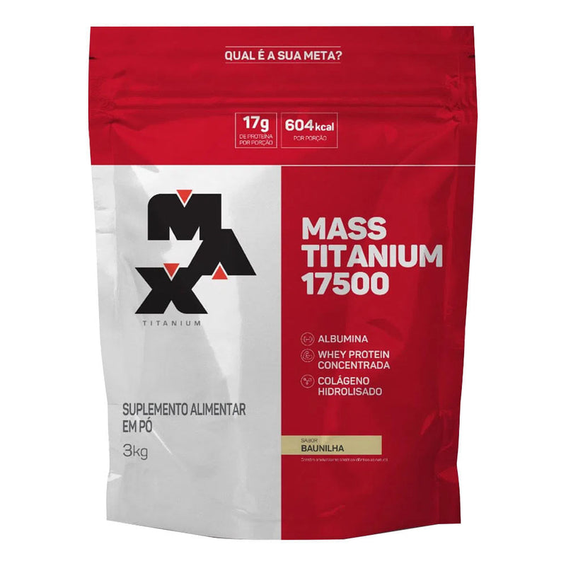 Mass Titanium 17500 Baunilha - 3Kg