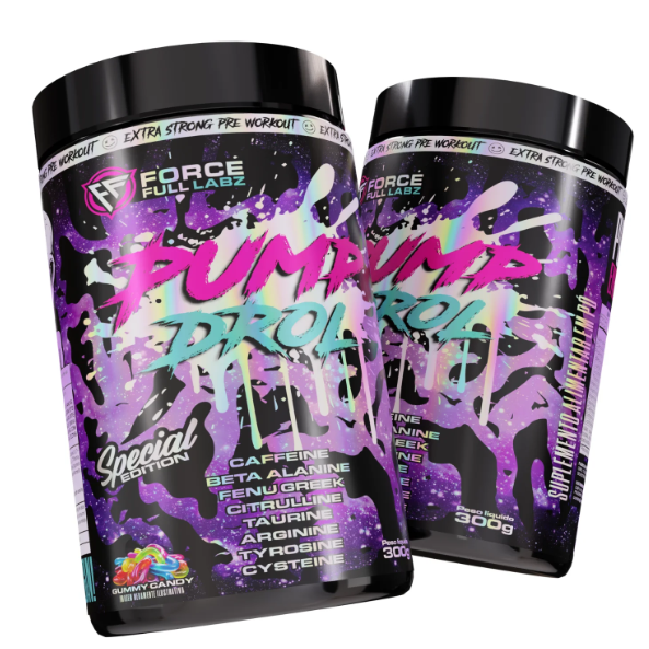Pumpdrol Pré Treino Pre Workout Importado Original 300g (Pump Drol) - Force Full Labz